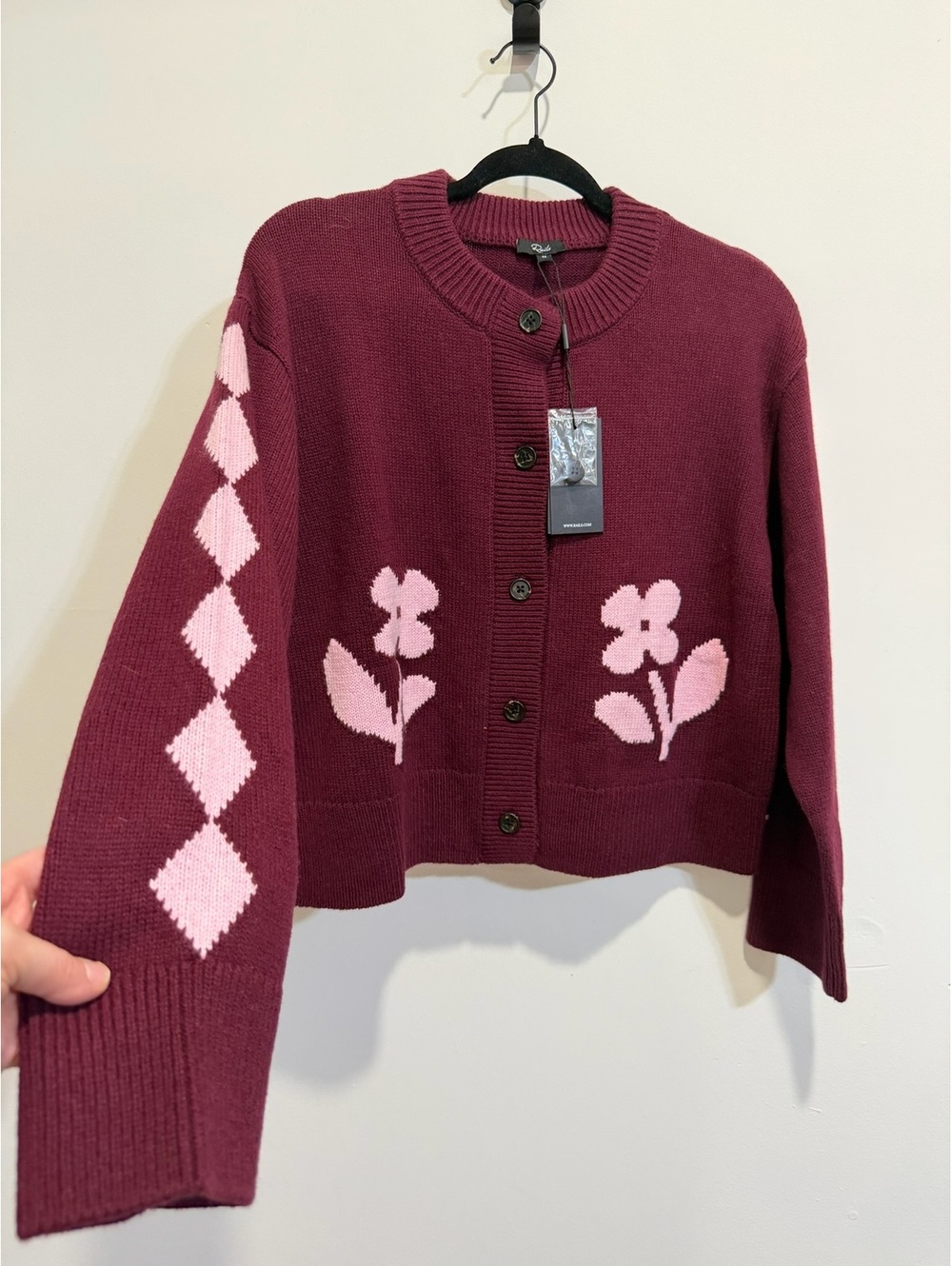 Rails Sweater Purple Size M